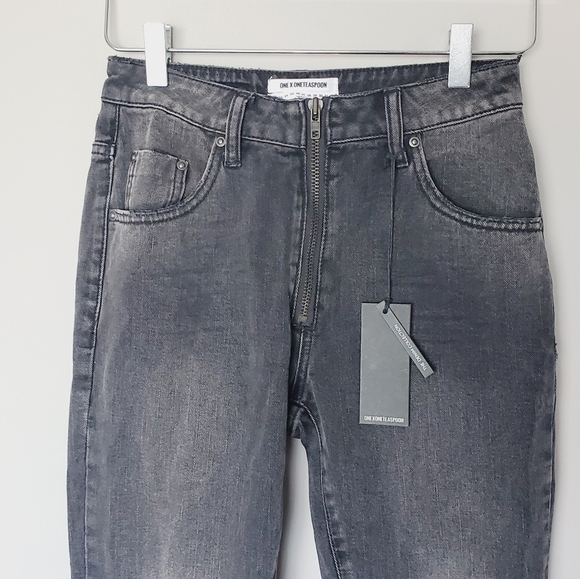 One Teaspoon NWT High Waist Freebird Skinny Jeans - Picture 8 of 10